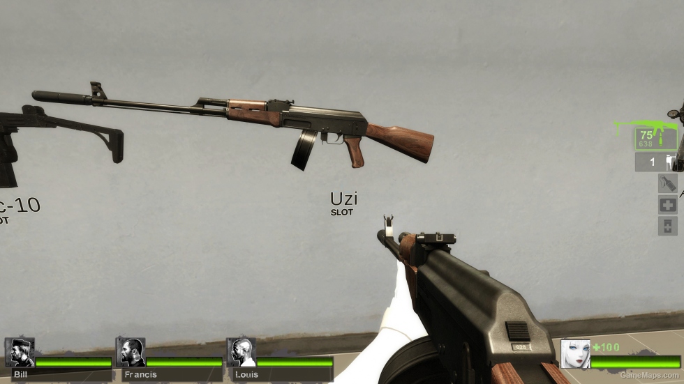 Kalashnikov Ak S uzi