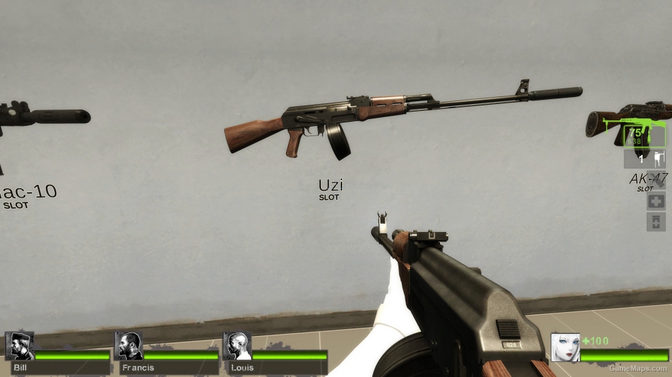 Kalashnikov Ak S uzi