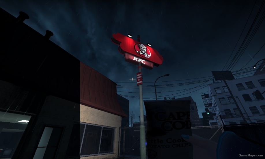 KFC restaurant replaces Burger tank