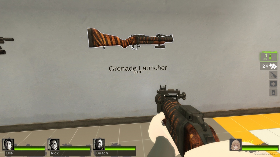 Killing Floor 2 tiger-stripe camo Grenade Launcher v6