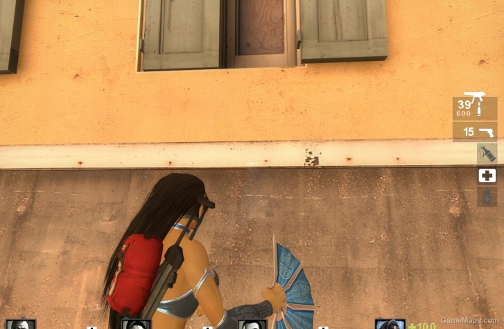 Kitana's steel fans (machete)