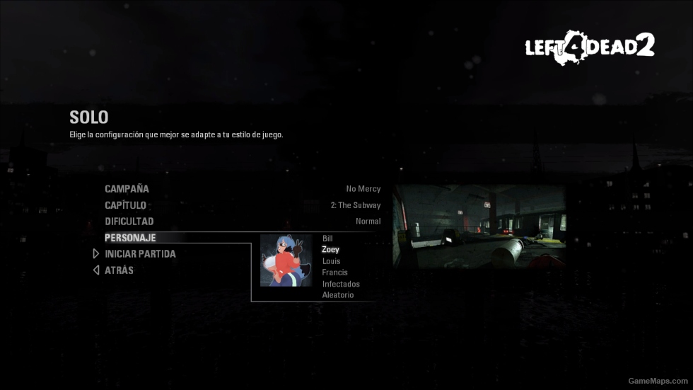 KM Style Michiru Kagemori (Zoey) with L4D Styled Icons