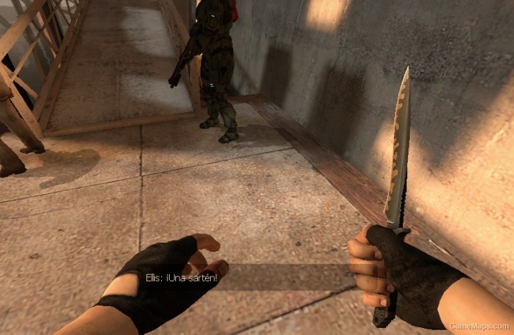 knife replacing frying pan