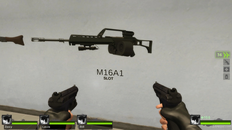 Krugger 36 LMG (Heckler & Koch MG36) M16A2