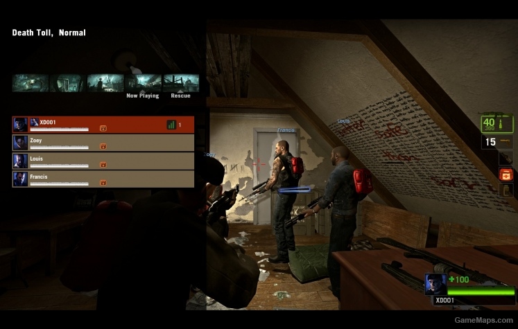 L4D1 Blue Sacrifice Survivor Portraits