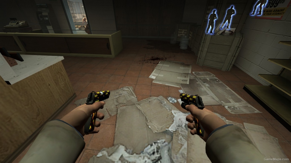 L4D1 Dual Pistol Blaze Animations