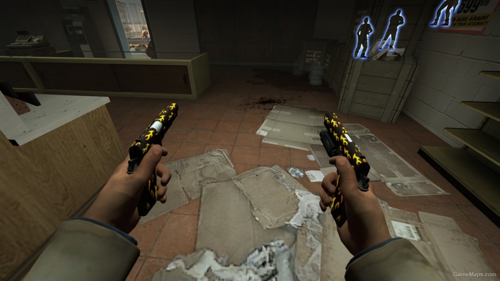 L4D1 Dual Pistol Blaze Animations