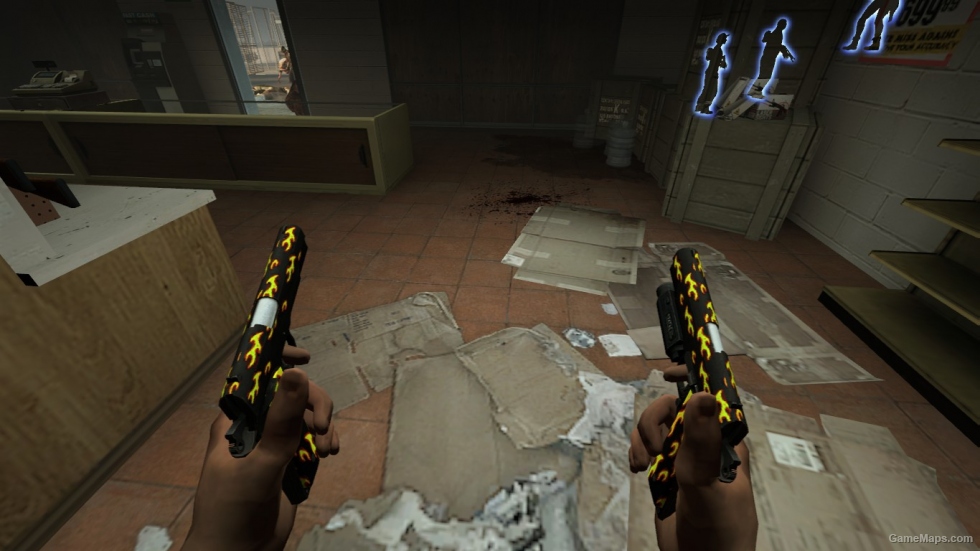 L4D1 Dual Pistol Blaze Animations