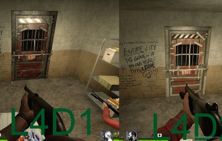 L4D1 Saferoom Door Replacement