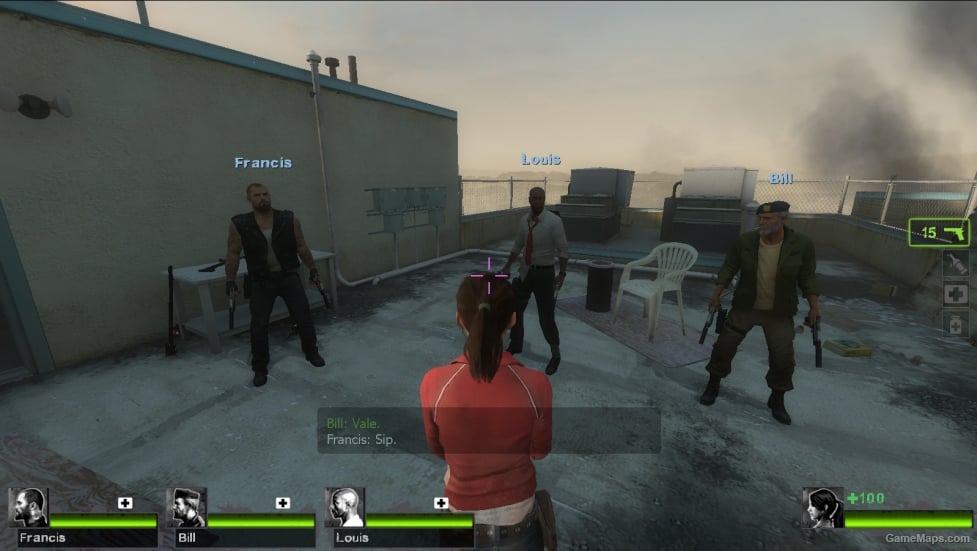 L4D1 survivors in L4D2 campaigns