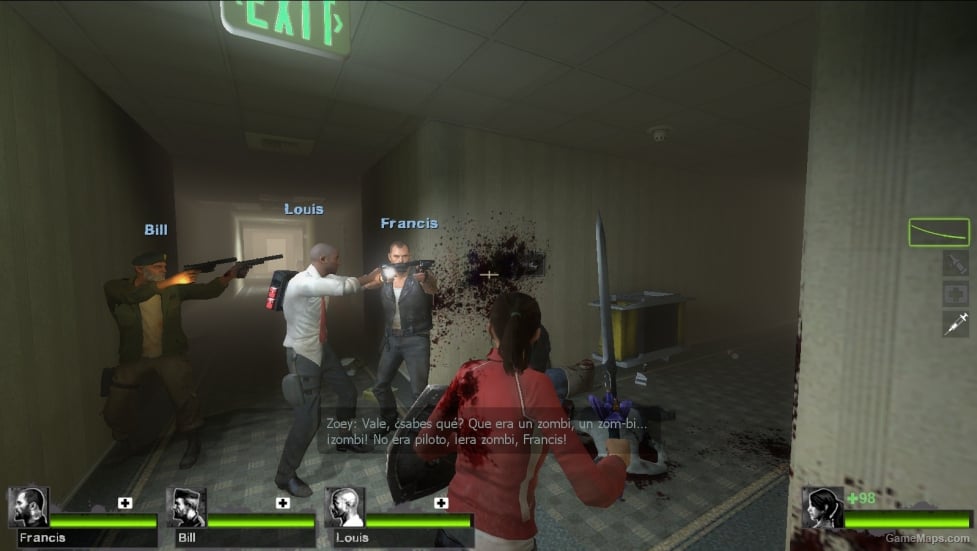 L4D1 survivors in L4D2 campaigns