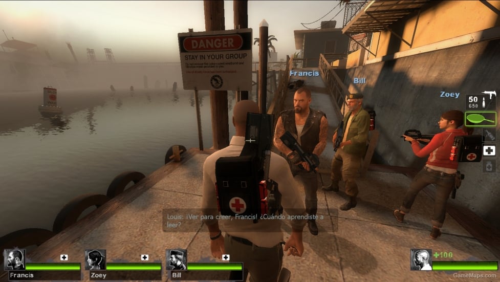 L4D1 survivors in L4D2 campaigns