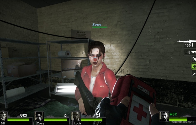 L4D1 survivors mug shot replacement - *Don't mind Zoey's skin L4D1 survivors mug shot replacement