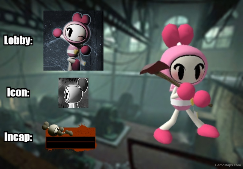 L4D1 Survivors replaces Super Bomberman R Characters