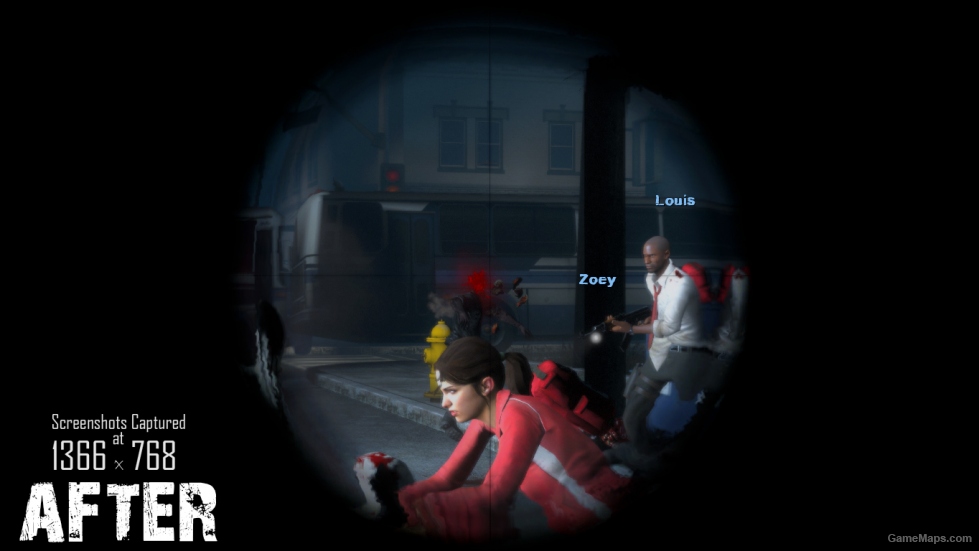 L4D2 Default Scope: Oval Scope Fix