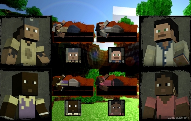 L4D2 Minecraft Survivors Mod for Left 4 Dead 2 GameMaps