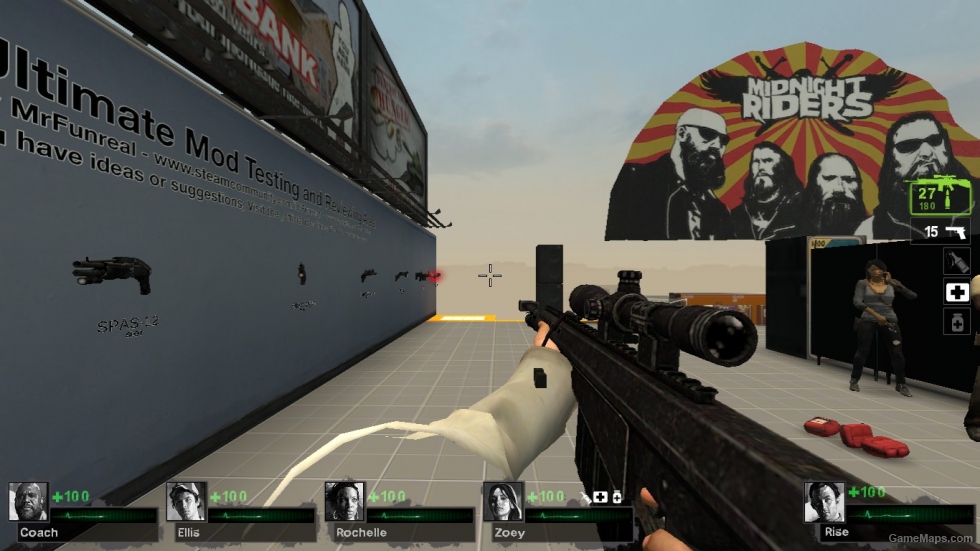 L4D2 Survivors: Barrett 50 cal