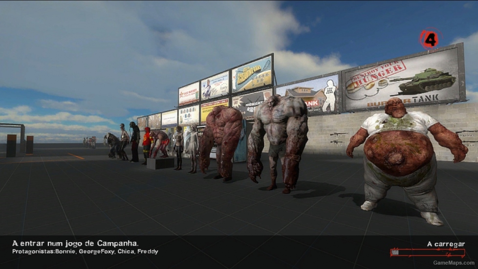 L4D2 Survivors Fnaf Names (Mod) for Left 4 Dead 2