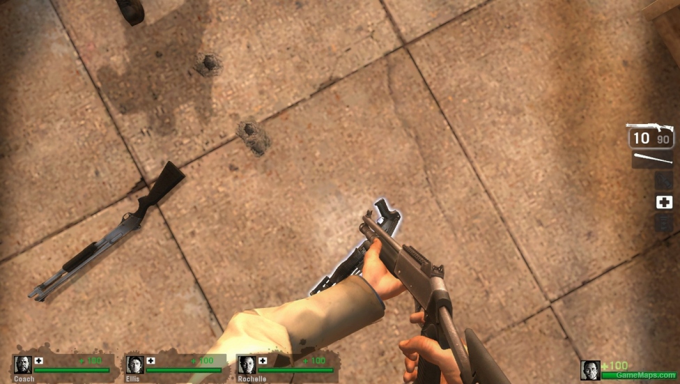 l4d2 weapons animation l4d1