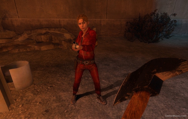 Leather Coat/Pant Red Zoey Body
