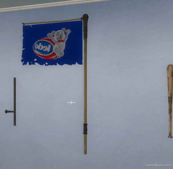 Ledo flag over Golf club