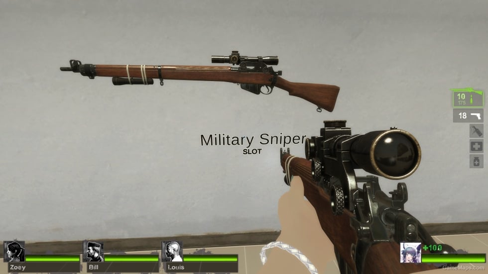 Lee-Enfield (military sniper) (request) (Mod) for Left 4 Dead 2