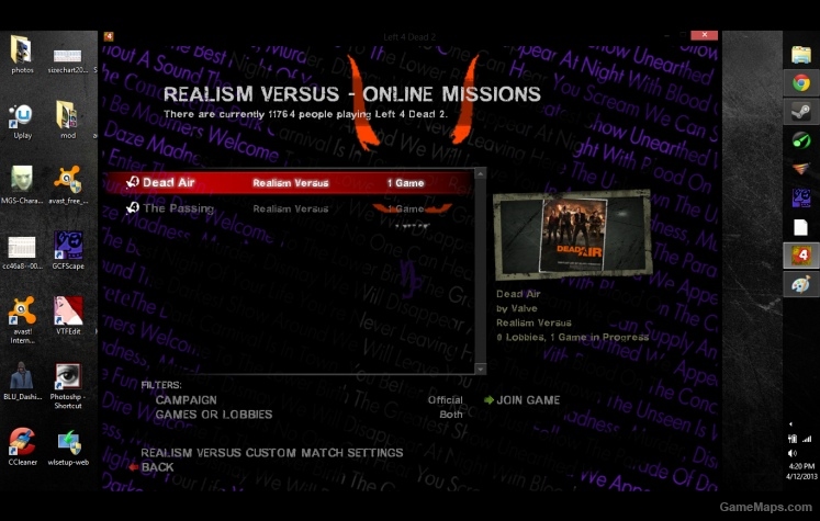 Left4dead2 Homestuck Ultimate Menu mod