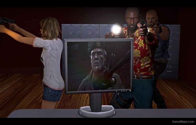 Left 4 Dead 1 intro on PC Screen