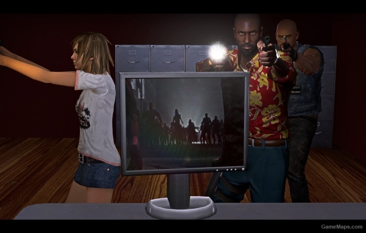 Left 4 Dead 1 intro on PC Screen