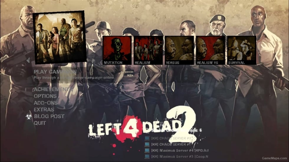 Left 4 dead 2 карта для тестов