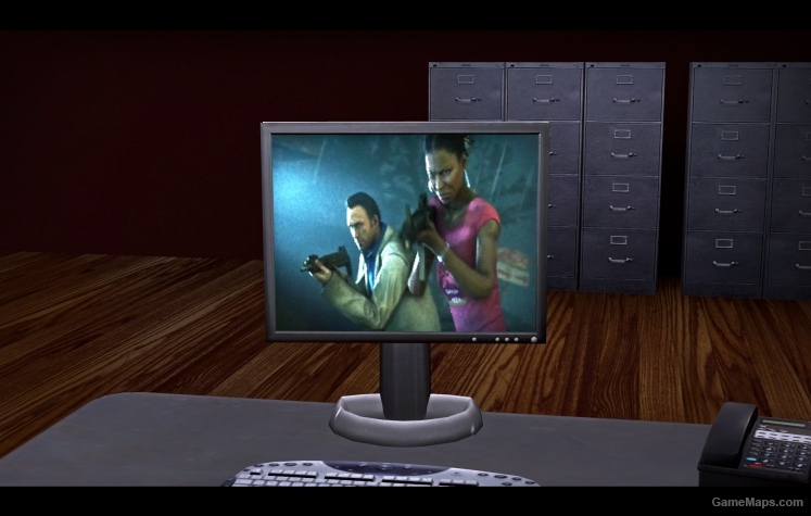 Left 4 Dead 2 intro on PC Screen