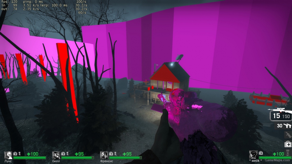 Left 4 Dead jumps and flying