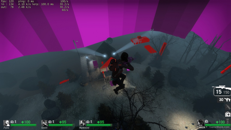 Left 4 Dead jumps and flying
