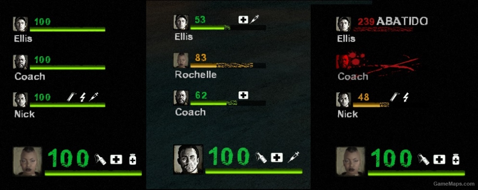 Left vertical HUD