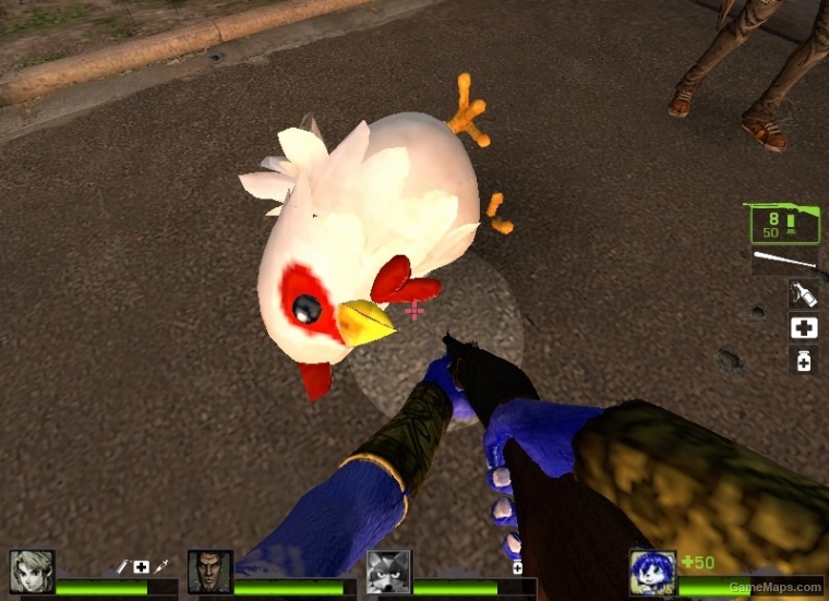 Legend of Zelda CUCCO replaces Hunter (Funny Mod)