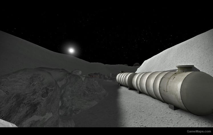 Lunar excavation area