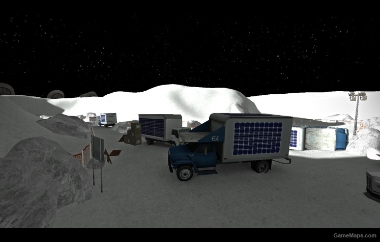Lunar excavation area