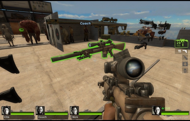 M110 MoH Sniper Rifle (Military Sniper) (Left 4 Dead 2) - GameMaps