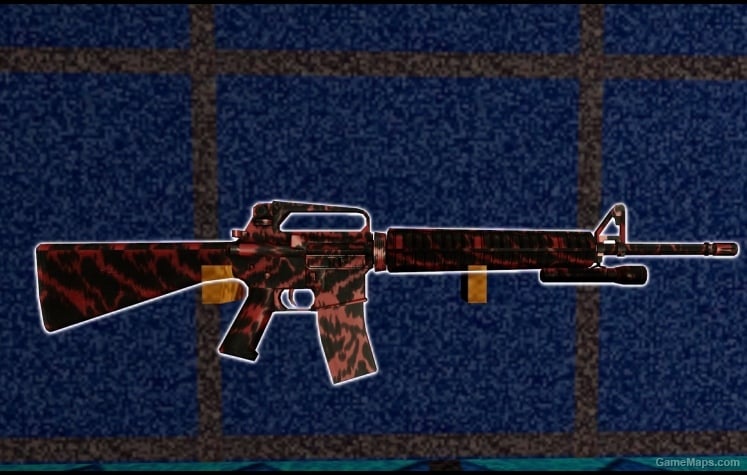 M16 Red Tiger camouflage