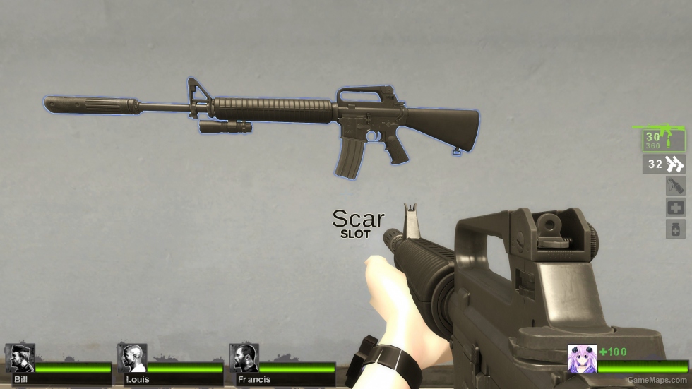 M16A2 Silenced on Arima's animation v3 (Desert Rifle)