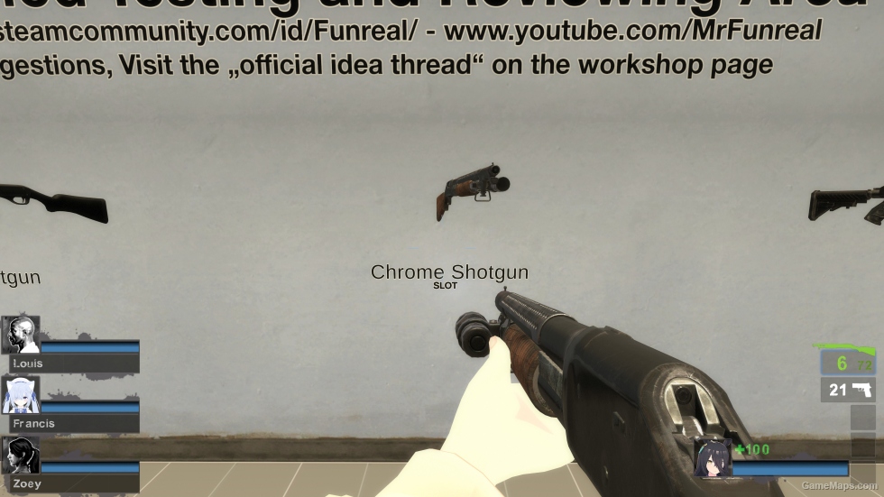 M1897 Trench Gun Dragon Breath From KF2 [chrome shotguns] (request)