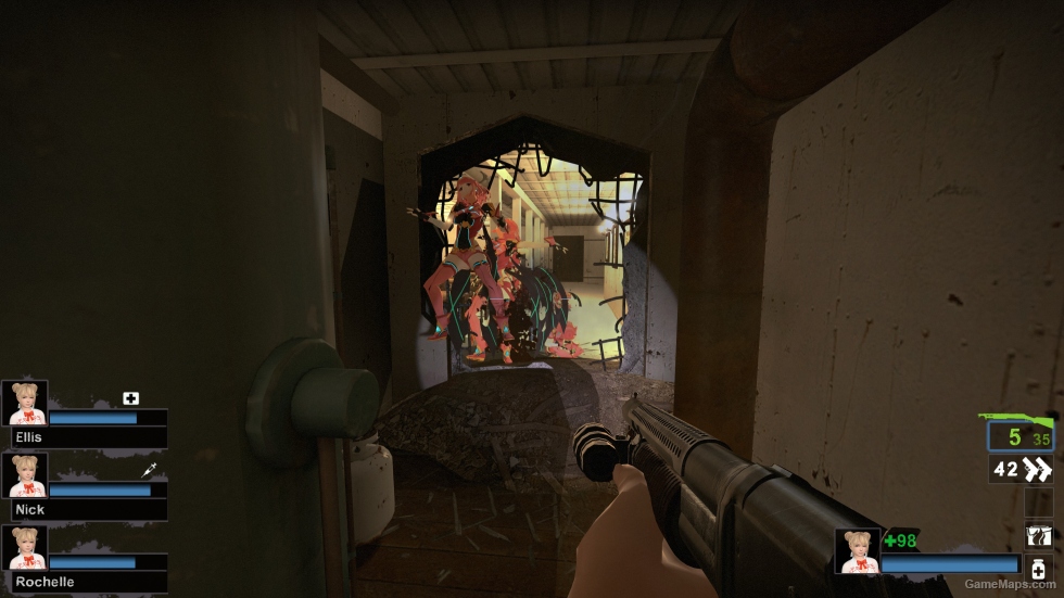 M1897 Trench Gun Dragon Breath From KF2 [chrome shotguns] (request)