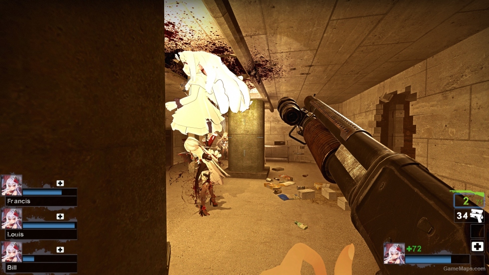 M1897 Trench Gun Dragon Breath From KF2 [chrome shotguns] (request)