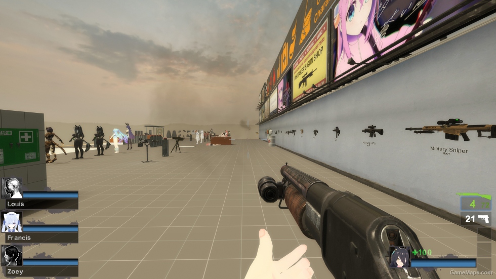 M1897 Trench Gun Dragon Breath From KF2 [chrome shotguns] (request)