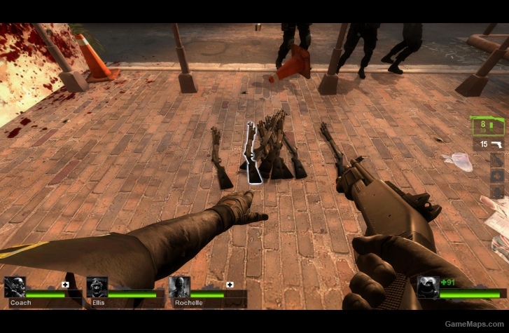 M3 Super 90 on strifer anims (Chrome Shotgun)