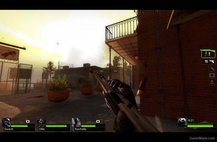 M3 Super 90 on strifer anims (Chrome Shotgun)