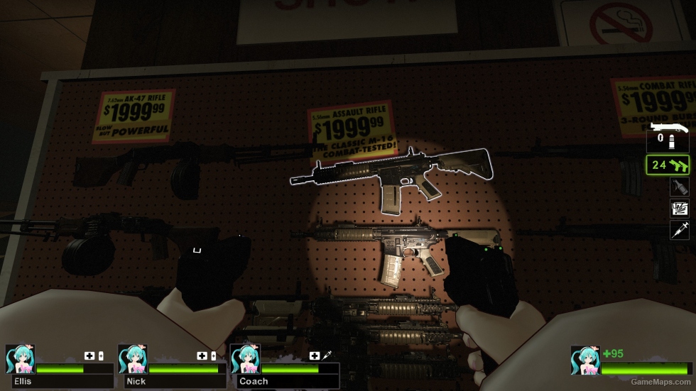 M4A1 - MK18 From CODMW 2019 v7 (M16A2)