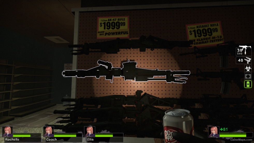 M56 Smartgun V2 (AKM) new animations version