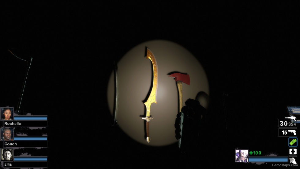 Machete golden Khopesh Sword