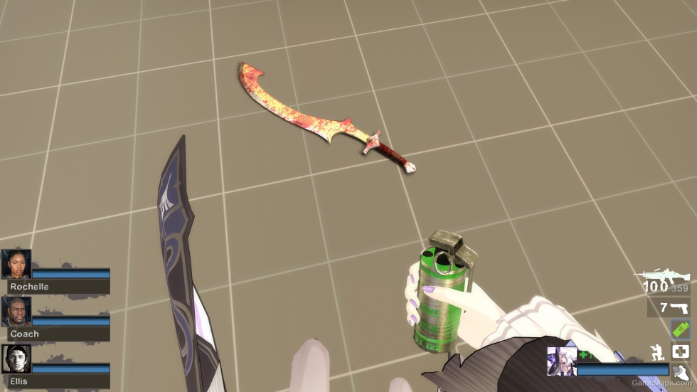 Machete golden Khopesh Sword
